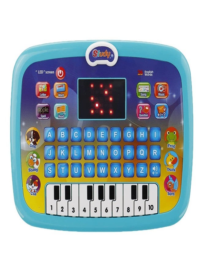 Braintastic Kids Learning Laptop Toy with LED Screen & Music | Educational Computer Piano Tablet for Toddlers | Fun Activity & Learning Toy for Boys & Girls (Computer Laptop with Piano) - Image 1